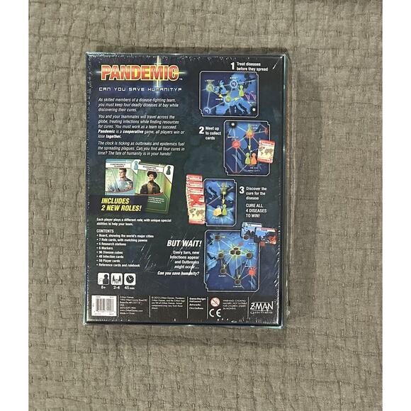 Pandemic Board Game NEW SEALED Z-Man Games - Picture 2 of 8